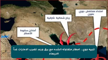 تنبيه جوي.. أمطار متفاوتة الشدة مع برق ورعد تضرب الإمارات غداً الأربعاء